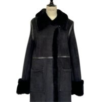 sHEEPSKIN COAT AVERY BLACK MERINO (1) Sheepskin Full Length Coat Avery in Black by Owen Barry