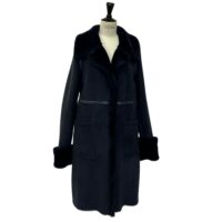sHEEPSKIN COAT AVERY BLACK MERINO (4) Sheepskin Full Length Coat Avery in Black by Owen Barry