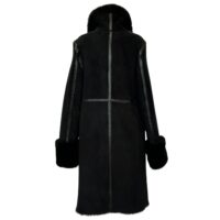 sHEEPSKIN COAT AVERY BLACK MERINO (8) Sheepskin Full Length Coat Avery in Black by Owen Barry