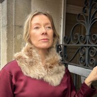 Sahara Tipped Ailsa Sheepskin Shrug Ailsa Sahara Tipped Toscana