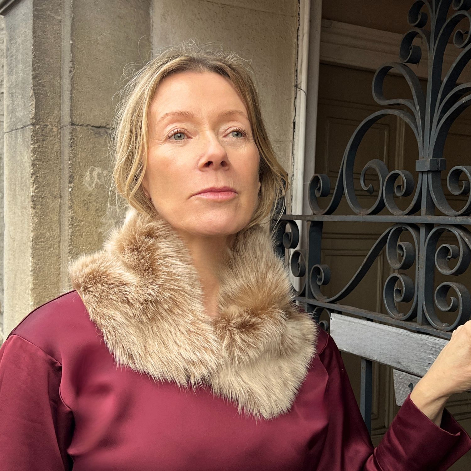 Sahara Tipped Ailsa Sheepskin Shrug Ailsa Sahara Tipped Toscana