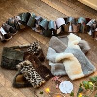 Sheepskin Scarf Oreo