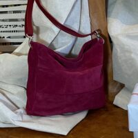 Marizion Suede Crossbody bag Passion