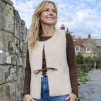 Sheepskin Gilet Faith Gonfio Curly (1)