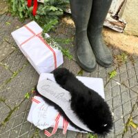 Sheepskin Welly Insoles Black (2) Sheepskin Welly Insoles Black