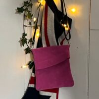 Suede Z Top Sac Fuchsia Suede Z Top Sac Fuchsia