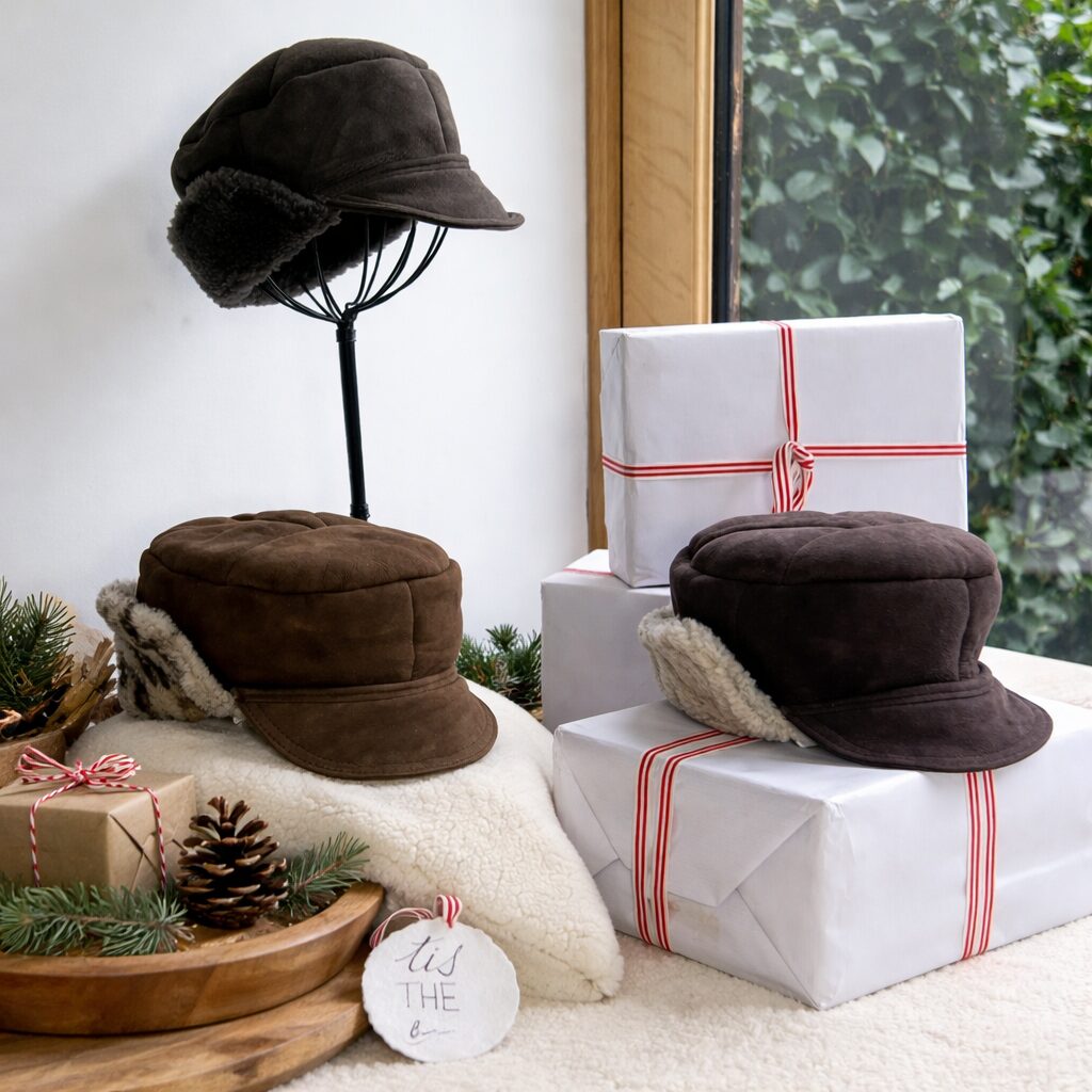 ronnie improved Sheepskin Cap Ronnie Cromita, Leopard and Kimbo Cream by Owen BArry