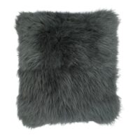 Sheepskin Luxe Grey Cushion