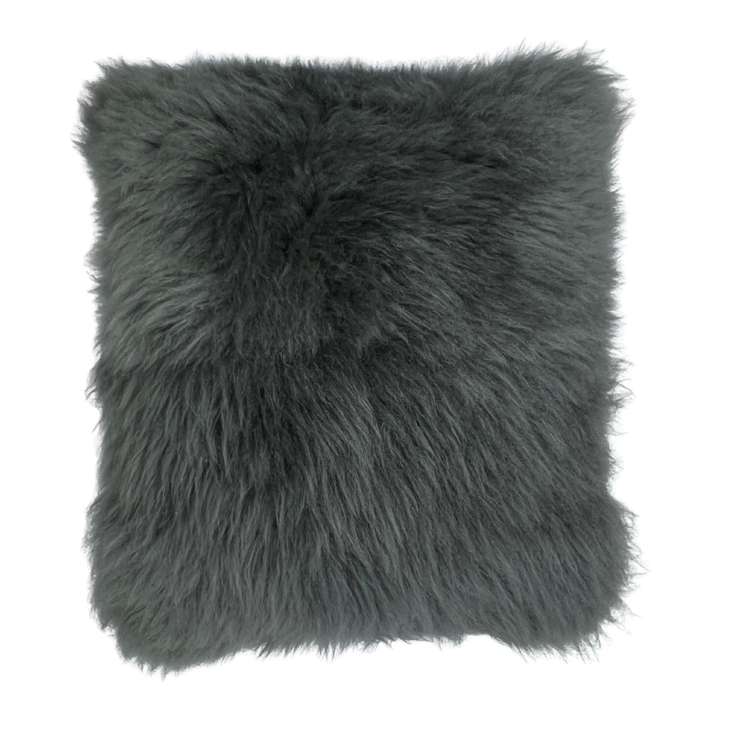 Sheepskin Luxe Grey Cushion