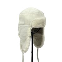 Sheepskin Milk Trapper hat Garth