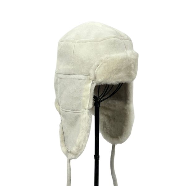 Sheepskin Milk Trapper hat Garth