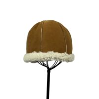 Sheepskin Beanie Brandy Cream Small (3) Sheepskin Beanie Brandy Cream Small
