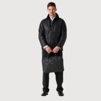 Sheepskin Jacket Fletcher Black Curly Napalan