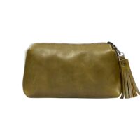 Tigres Tassle purse Bray Cowhide on OLive Leather