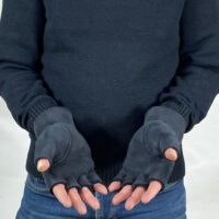Mens Fingerless Glove Navy