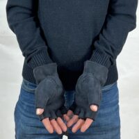 Mens Fingerless Glove Navy
