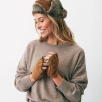 Sheepskin Fingerless Gloves Ottoman Tan (3) Sheepskin Fingerless Gloves Ottoman Tan