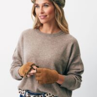 Sheepskin Fingerless Gloves Ottoman Tan (5) Sheepskin Fingerless Gloves Ottoman Tan