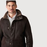Sheepskin Jacket Hurricane Brown Giles (1)