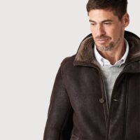 Sheepskin Jacket Hurricane Brown Giles (1)