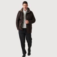 Sheepskin Jacket Hurricane Brown Giles (1)