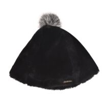 Sheepskin Black Beanie Pull On Joni (1)