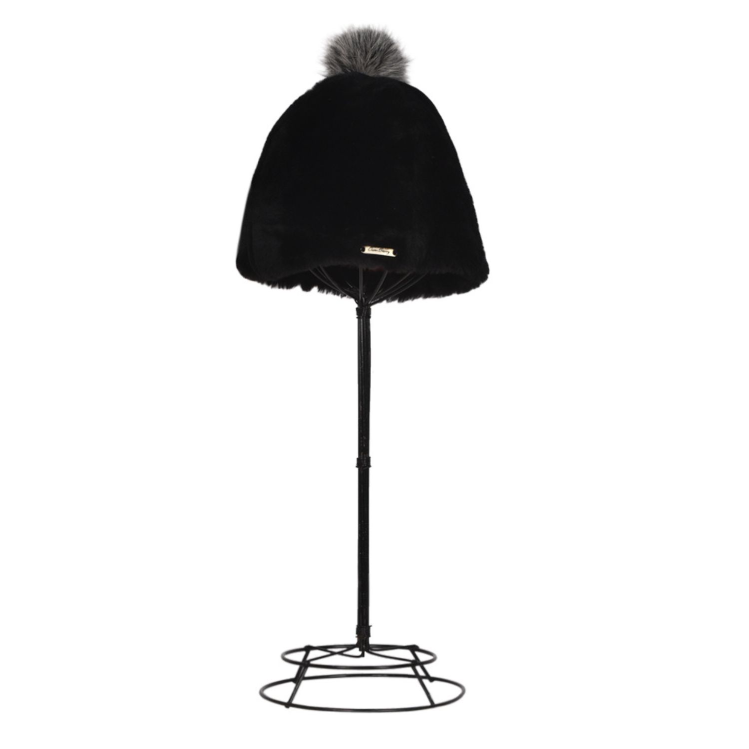 Sheepskin Black Beanie Pull On Joni (1)