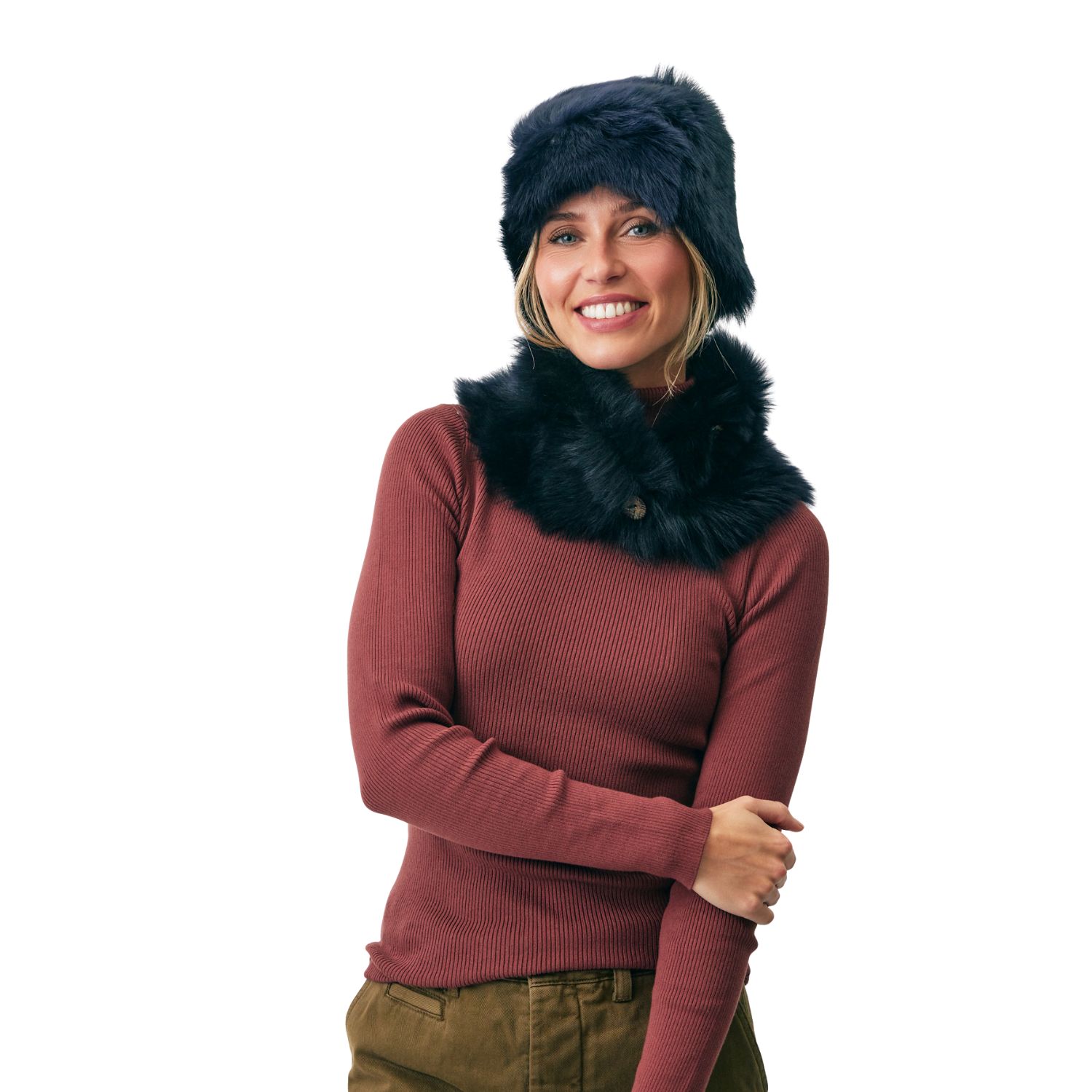 Sheepskin Toscana Hat Joanna Navy