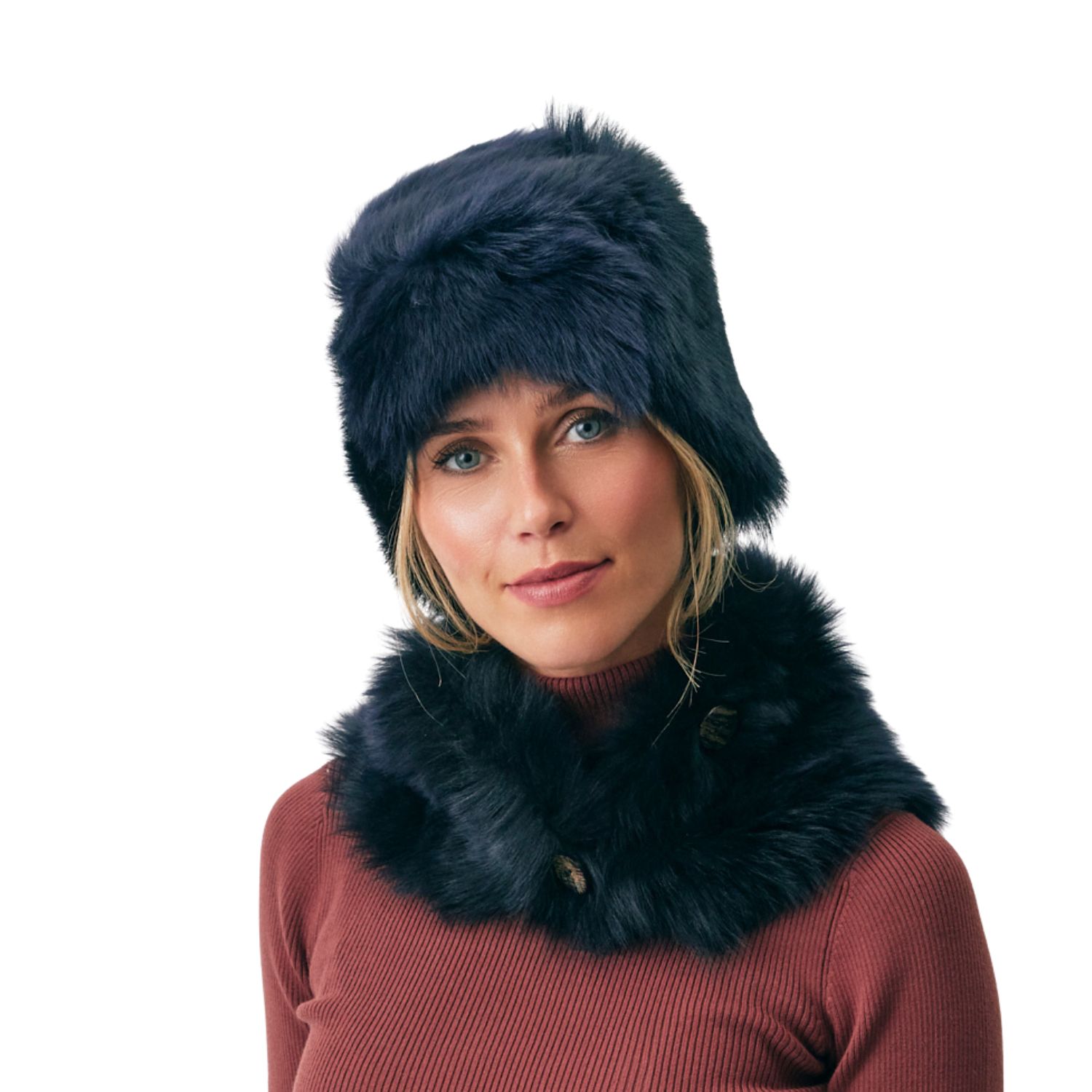 Sheepskin Toscana Hat Joanna Navy