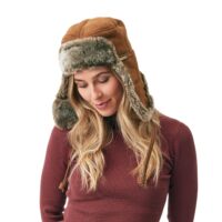 Sheepskin Trapper Hat Ottoman Sheepskin Trapper Hat Ottoman