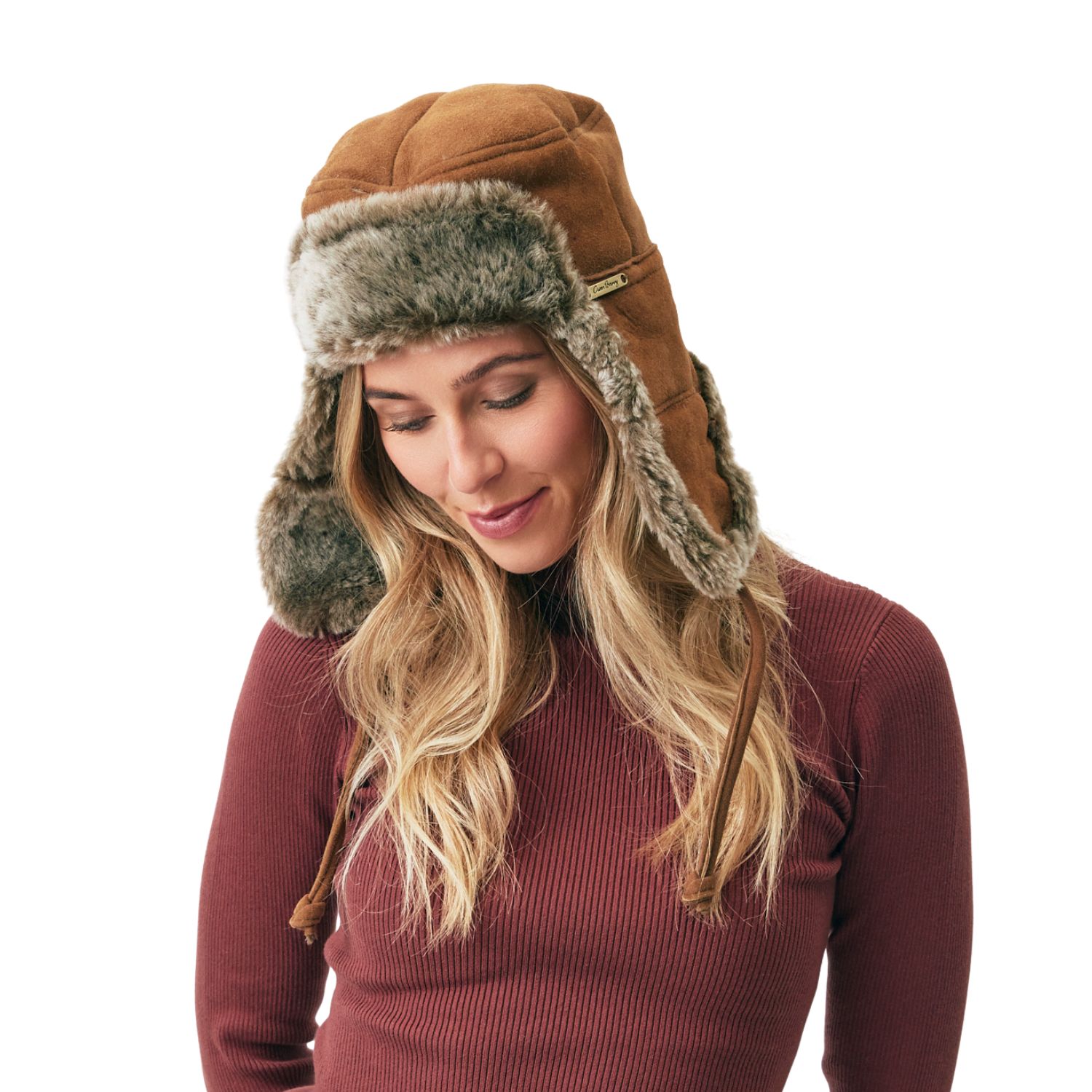 Sheepskin Trapper Hat Ottoman Sheepskin Trapper Hat Ottoman