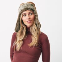 Sheepskin Trapper Hat Ottoman Tan Garth (9) Sheepskin Trapper Hat Ottoman