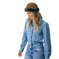 Sheepskin Pull on Remi Olive Green (3) Sheepskin Pull on Remi Olive Green
